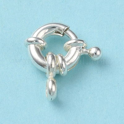 Экологически чистые латунные пружинные кольцевые застежки KK-D082-02S-A-1