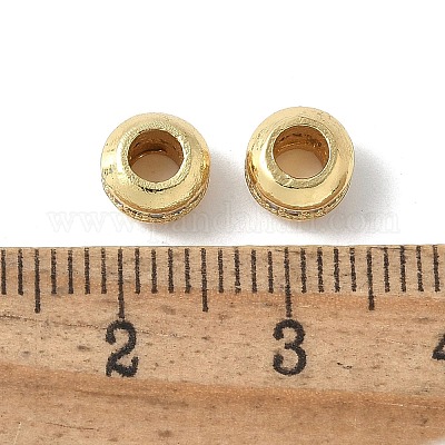 Латунные микропаве из прозрачного кубического циркония KK-D324-02G-1