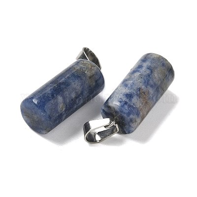 Натуральные синие пятна яшмы подвески G-B127-17P-03-1