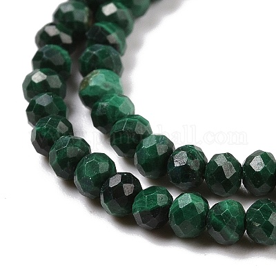 Природного малахита бисер нитей&nbsp;LS-G-E194-08-1