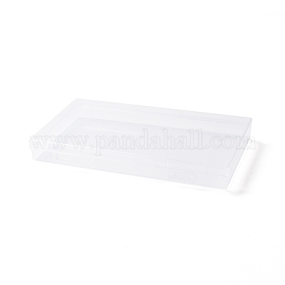 Cajas planas de plastico transparente por mayor para bisuterías -