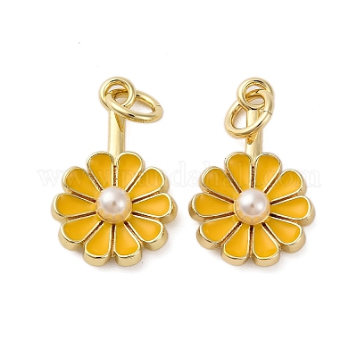 Латунь эмаль подвески KK-S525-08G-1