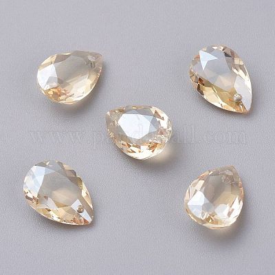 Стеклянные стразы подвески RGLA-A024-H01-001GS-1