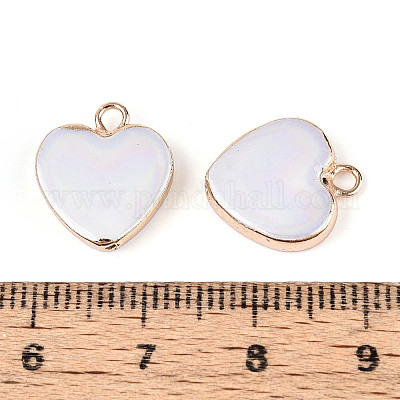 Подвески в форме сердца из ракушек и жемчуга PEAR-P004-65KCG-1