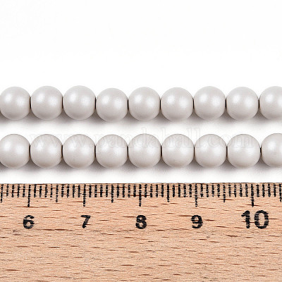 Выпечка из окрашенного перламутрового стекла жемчужные бусинки HY-N002-6mm-B05-1