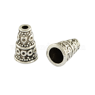 Coupelles Pour Création De Bijoux – 10 Pièces Dorées Avec Motif Losange – Calottes Pour Perles, Apprêts