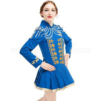 Утюжить/пришить полиэстеровую кружевную ленту с цветочной вышивкой SRIB-WH0026-32A-1