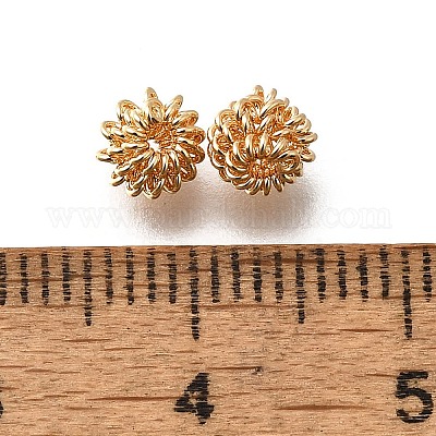 Латунные бусины KK-M318-06G-1