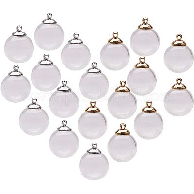 Круглые бутылки из выдувного стекла ручной работы BLOW-PH0001-08-1