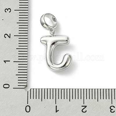 Покрытие стойки латунь с АБС-пластиком жемчуг европейские подвески KK-G501-02J-P-1