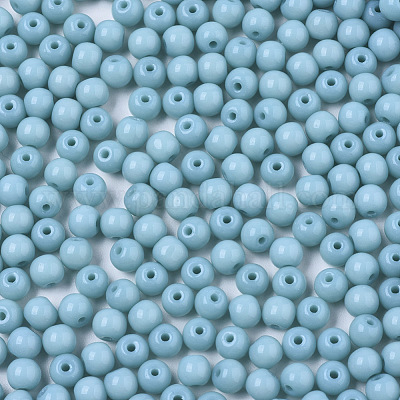 Непрозрачные цвета стеклянные бусины SEED-S040-01A-08-1