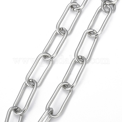 Браслеты-скрепки из нержавеющей стали 304 STAS-P001-59P-1