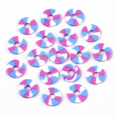 Полимерной глины ручной работы бисер нитей CLAY-R091-8mm-01-1