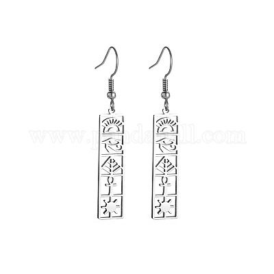 Серьги-подвески из нержавеющей стали 304 FS-WGF2AD4-02-1