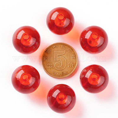 Прозрачные акриловые бусины MACR-S370-A16mm-712-1