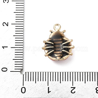 Подвески из эмали и сплава&nbsp;ENAM-F156-04G-03-1