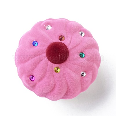 Бархат кольца коробки VBOX-F004-03A-1