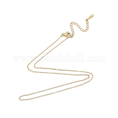 Ожерелье из цепей из нержавеющей стали 304 для мужчин и женщин NJEW-N050-A03-G12-1