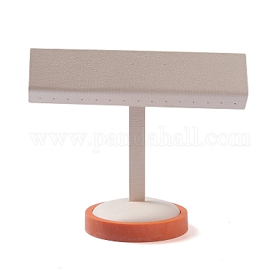 Серьги из искусственного мрамора из смолы AJEW-H117-05-1