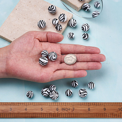 20шт 2 цвета силиконовые бусины&nbsp;SIL-TA0001-07C-1