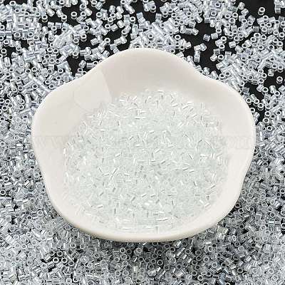 Прозрачные цвета блеск стеклянный бисер SEED-S042-02B-02-1