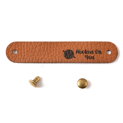 Этикетки из искусственной кожи DIY-WH0321-19B-1