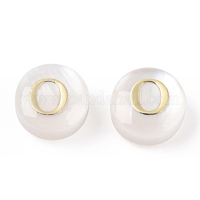 Бусины из натуральных пресноводных ракушек SHEL-N036-01O-1