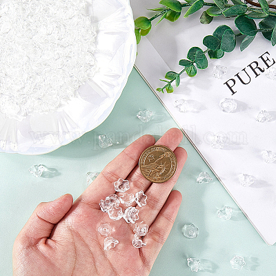 200 шт. стеклянные колпачки для изготовления колокольчиков GLAA-SP0001-03B-1