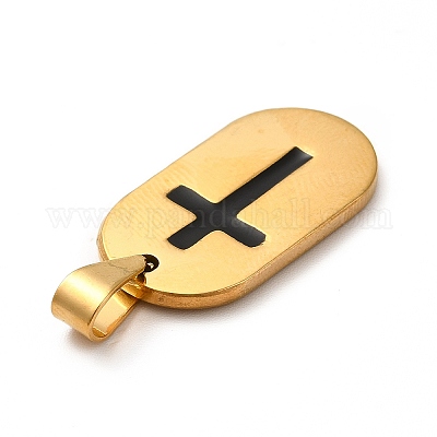 Подвески из нержавеющей стали с вакуумным покрытием pvd 201 STAS-P314-08G-1