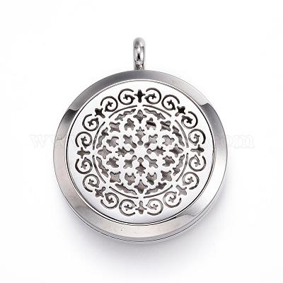 Подвески-медальоны из хирургической нержавеющей стали 316 STAS-H342-27P-1