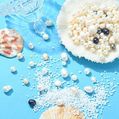 Натуральный жемчуг и стеклянные бусины BSHE-XCP0001-06-1