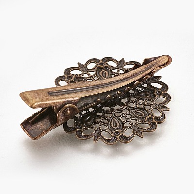 US SELLER-wholesale 20 peacock antique vintage retro alligator clip hair clips 