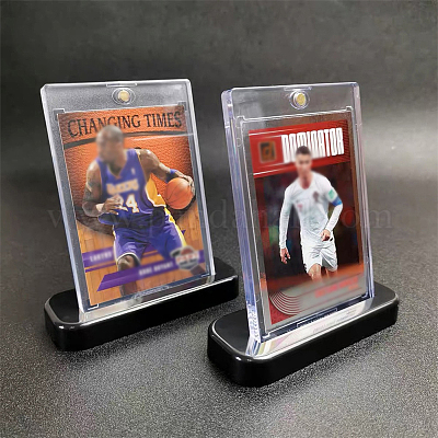 Прямоугольный пластиковый держатель для карт спортивной звезды ODIS-WH0329-21-1