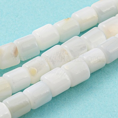 Нити бусин из натуральных пресноводных ракушек SHEL-F008-04A-1