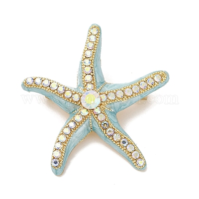 Сплав горный хрусталь брошь&nbsp;LS-JEWB-K027-01B-G-1