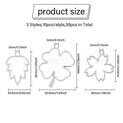 Подвески из сплава 30шт 3 стиля FIND-CA0008-79-1