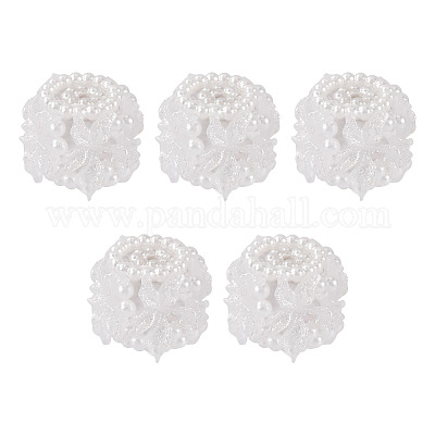 Полимерная глина с бусинами под жемчуг CLAY-TAC0020-02A-1