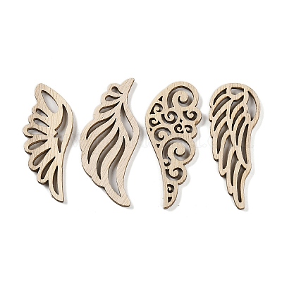 100 шт. полые деревянные детали WOOD-XCP0001-89-1