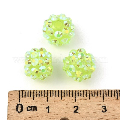 AB-цвет смолы горный хрусталь бисер RESI-S315-10x12-13-1