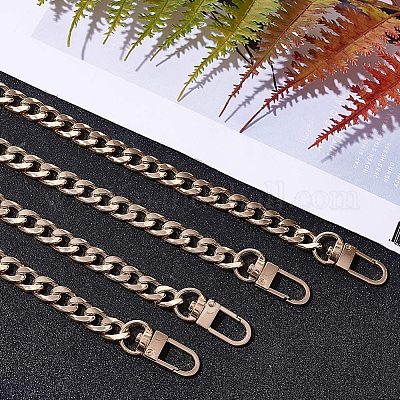 Silver Purse Extender Chain 2pcs 8 Inch Aluminum Bag Chain Strap Handle  Handbag Accessories with Alloy Swivel Clasps for Handmade Bag Purse  Clutches Handles Crossbody Strap 