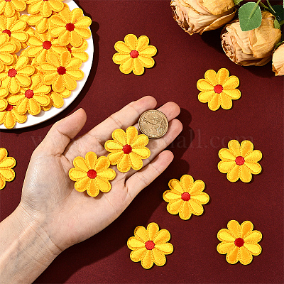 50 шт. Компьютеризированная вышивка ткань утюгом / пришить патчи PATC-CY0001-16B-1