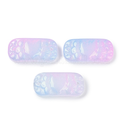 Подвески из прозрачного стекла GLAA-H035-06G-1