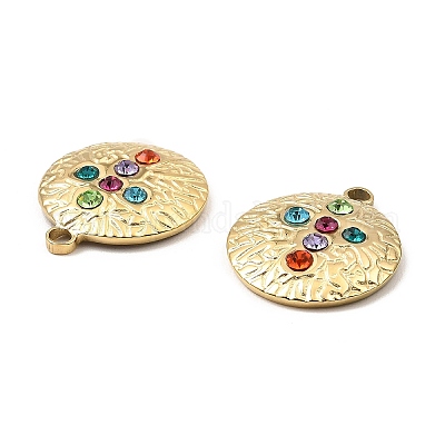 Ионное покрытие (ip) нержавеющая сталь 316 с подвесками из стразов STAS-K258-01G-1