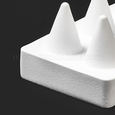 Прямоугольные выставочные витрины из полимерного кольца с 6 держателем конусов ODIS-A012-02-1