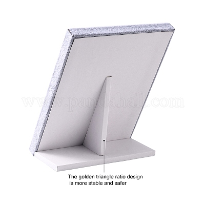 Прямоугольник деревянная кольцо дисплей стенды RDIS-N010-01-1