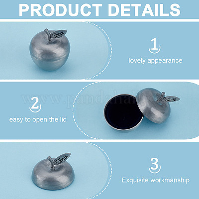 Подарочные коробки с гравировкой в виде первого завитка и первого зуба CON-WH0123-18B-1