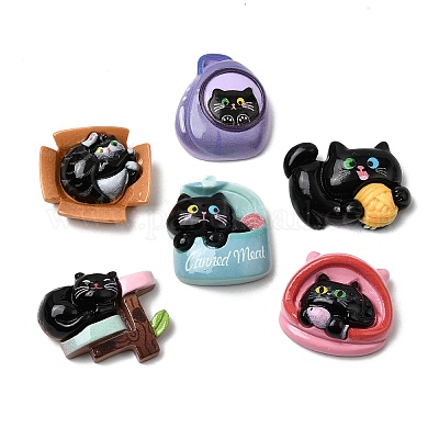 Непрозрачные кабошоны из смолы&nbsp;RESI-B038-02-1