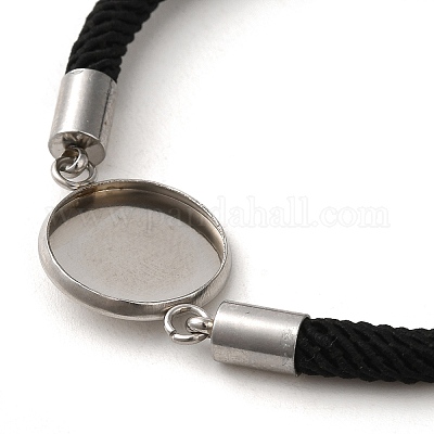 Изготовление браслетов из миланского шнура и нержавеющей стали 304 MAK-H004-02F-P01-1