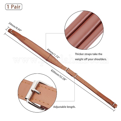 Плечевые ремни из искусственной кожи аккордеона FIND-WH0052-84B-1