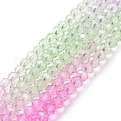 Прозрачные стеклянные бусины&nbsp;GLAA-L045-01A-03-1